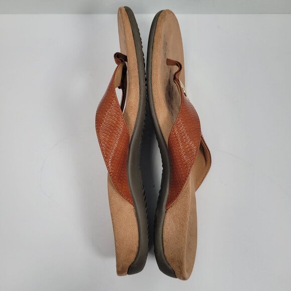 Vionic Hilda Woven Women's Brown Thong Sandals US Size US 11 - Picture 6 of 8